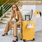 Krute Luggage 28 Inch Aluminum Frame Luggages TSA Lock No Zipper Checked - Image 6