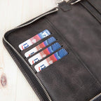Personalized Leather Passport Holder, Handmade Travel Wallet - Image 8