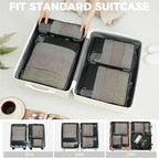 BAGAIL 4 Set/6 Set/8 Set Compression Packing Cubes Travel Accessories - Image 7