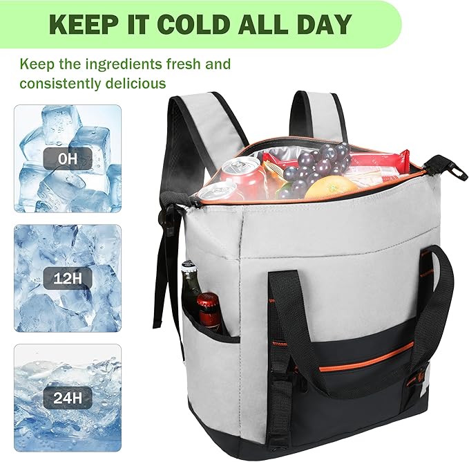 Tirrinia Cooler Backpack Waterproof Insulated - Image 3