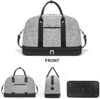 Weekender Bag for Women Canvas Overnight Bag Large Travel Tote Bag Carry on - Image 7