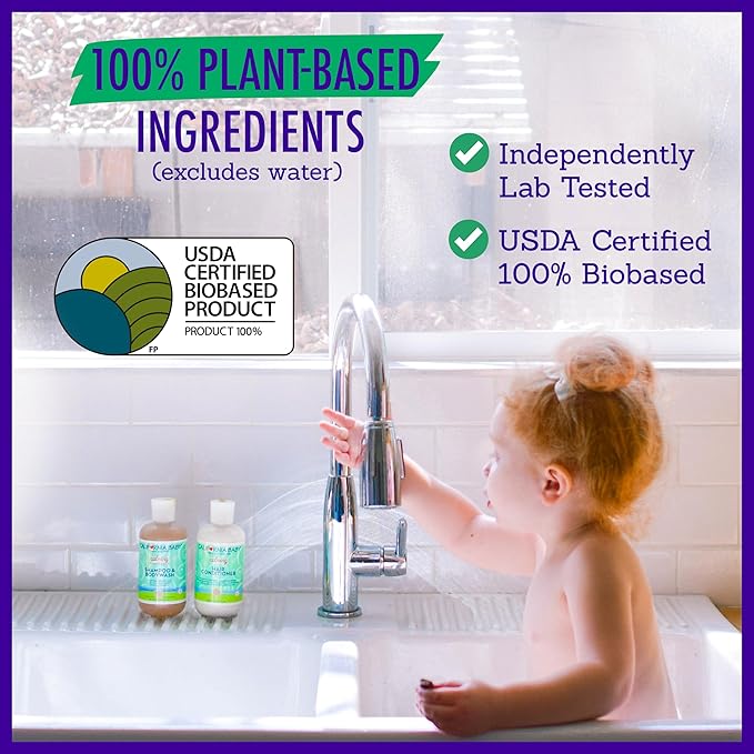 California Baby Calming Hair Conditioner | 100% Plant-Based Kids Conditioner | - Image 5