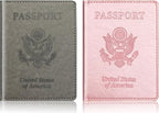 Rose Gold & Gray Passport Holder - Image 8