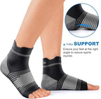 Plantar Fasciitis Sock for Men and Women, Compression Foot Sleeves - Image 4