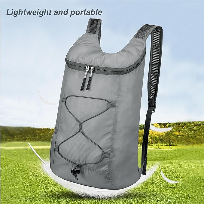 16L Hiking Daypack Lightweight Foldable Travel Backpack Water Repellent Camping - Image 5