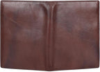 Polare Full Grain Leather Passport Holder RFID Blocking Travel Bifold Wallet - Image 9