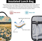 Daisy Flower Lunch Box for Kids Aldults, Nature Floral Reusable Thermal - Image 5