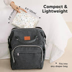 KeaBabies Portable Diaper Changing Pad, Easy Wipe Clean - Image 2