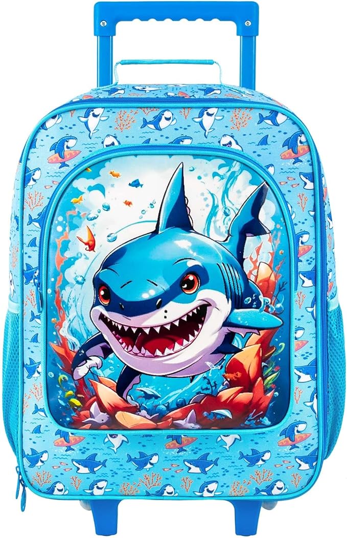 Kids Luggage for Boys Girls, Toddler Rolling Travel Carry on Suitcase by CCJPX