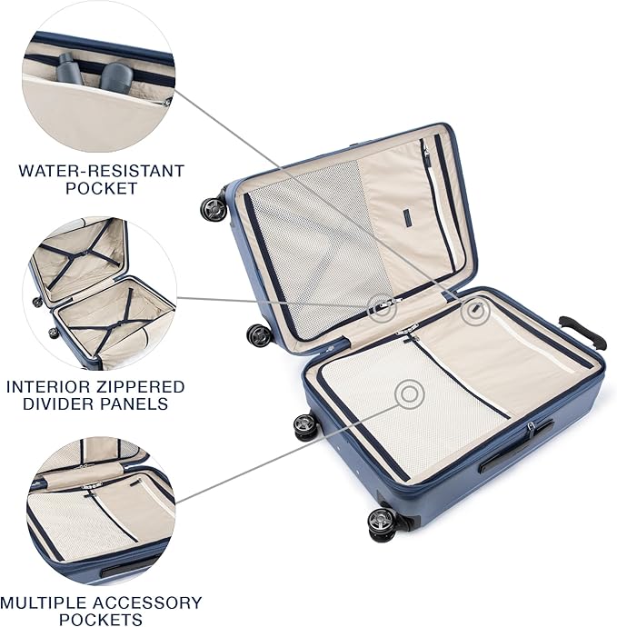 Travelpro Platinum Elite Hardside Expandable Checked Luggage, 8 Wheel Spinner - Image 5