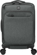 TravisMathew Quad Carry-On Spinner TMB400, Graphite Heather by TravisMathew