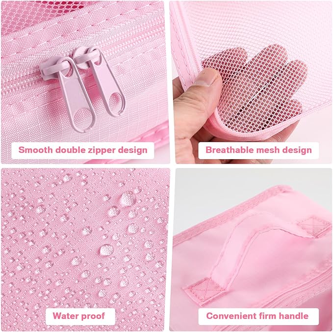 Reginary 6 Set Travel Packing Cubes Luggage Organizer Set Lightweight Suitcase - Image 2
