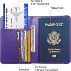 Passport Holder for Travel Passport Cover for Men Passport Wallet Case - Image 4