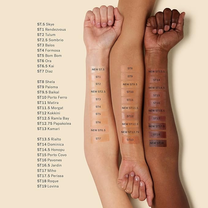 ILIA - Super Serum Skin Tint SPF 40 | Non-Comedogenic, Vegan, Lightweight to Help Against Blue Light, + Pollution while Hydrating, Smoothing, + Refining (Balos ST3, 1 fl oz | 30 ml)
