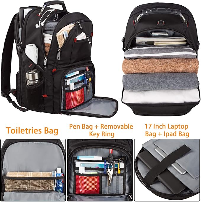 LTINVECK Travel Laptop Backpack, Extra Large Backpack - Image 2