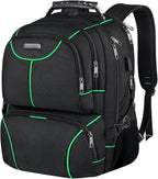 VECKUSON Laptop Backpack, 15.6 Inches, Waterproof, USB Charging Port, TSA by TryingtoBuyHappiness