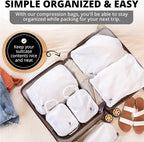 8 Piece Compression Packing Cubes Set - Image 5