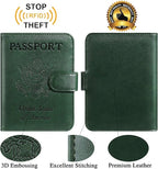 Passport Holder Cover Wallet RFID Blocking Leather Card Case Travel Accessories - Image 2