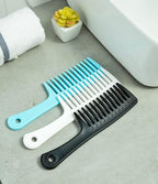 Wide Tooth comb, Large Detangling Comb for Women and Men, Durable Styling Brush for Curly, Long, Wet Hair Types - Professional Hair Care.