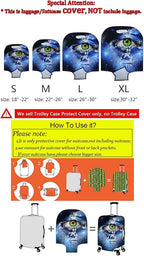 Tiger Travel Luggage Covers 22-25 Inch Spandex Suitcase Protectors - Image 5