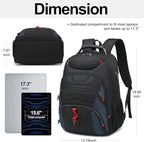 Boavan Laptop Backpack for men, 17.3 inch Laptop Bag - Image 2