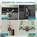 4 Pack TSA Luggage Locks with Key - Image 6