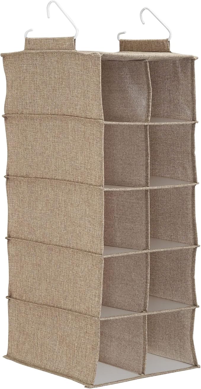 Household Essentials 10 Pocket Hanging Shoe Closet Organizer by HouseholdEssentials