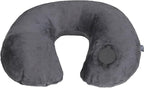 Lewis N. Clark Compact Portable Adjustable and Inflatable Cervical Neck Pillow by LewisNClark
