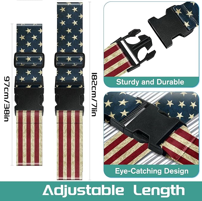 Slohif Luggage Straps for Suitcases Travel Belt Accessories Luggage Connector - Image 2