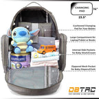 Diaper Bag Backpack for Dad, DBTAC Large Baby Nappy Bag for Men w/Changing Mat - Image 8