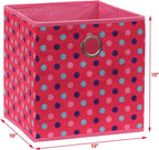 SIMPLE HOUSEWARE 10-Inch Collapsible Fabric Cube Storage Bin - Image 5