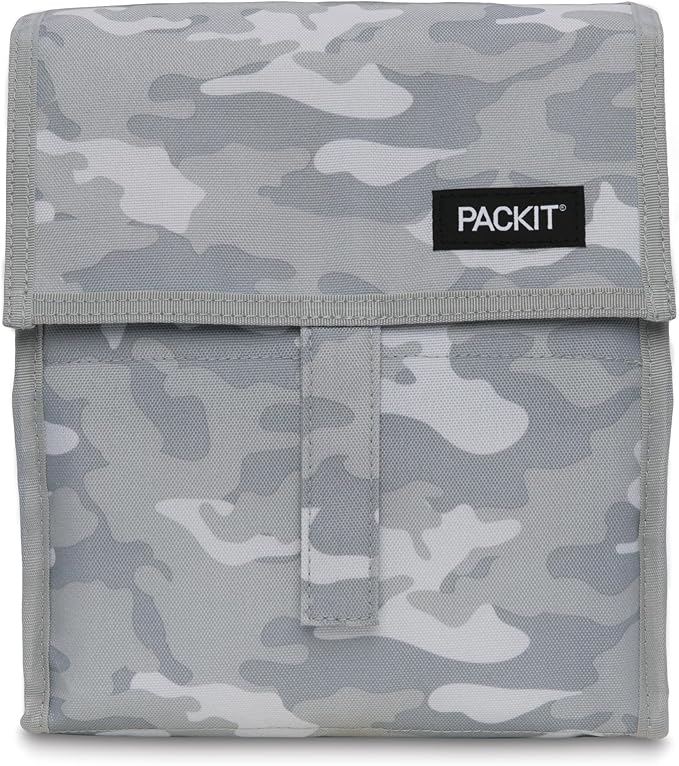 Freezable Lunch Bag, Tonal Camo Gray by PackIt