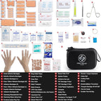 Premium First Aid Kit, 320 Piece Waterproof Hard Shell Eva First Aid Kit - Image 4