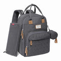 RUVALINO Diaper Bag Backpack, Large Capacity, Waterproof, Dark Gray by RUVALINO