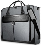 Garment Bag Travel Large Leather Carry On Suit Bag by Noozion