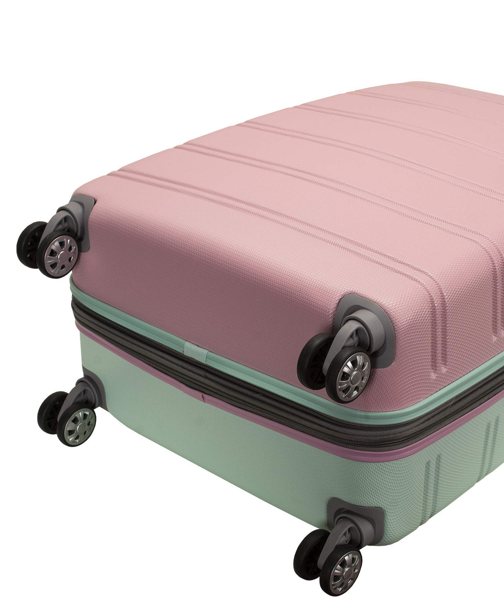 Melbourne Hardside 3 Piece Expandable Spinner Wheel Luggage Set (Mint / 3 Piece (20"/24"/28"))