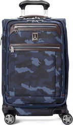 Travelpro Platinum Elite Softside Expandable Carry on Luggage, 8 Wheel Spinner by Travelpro