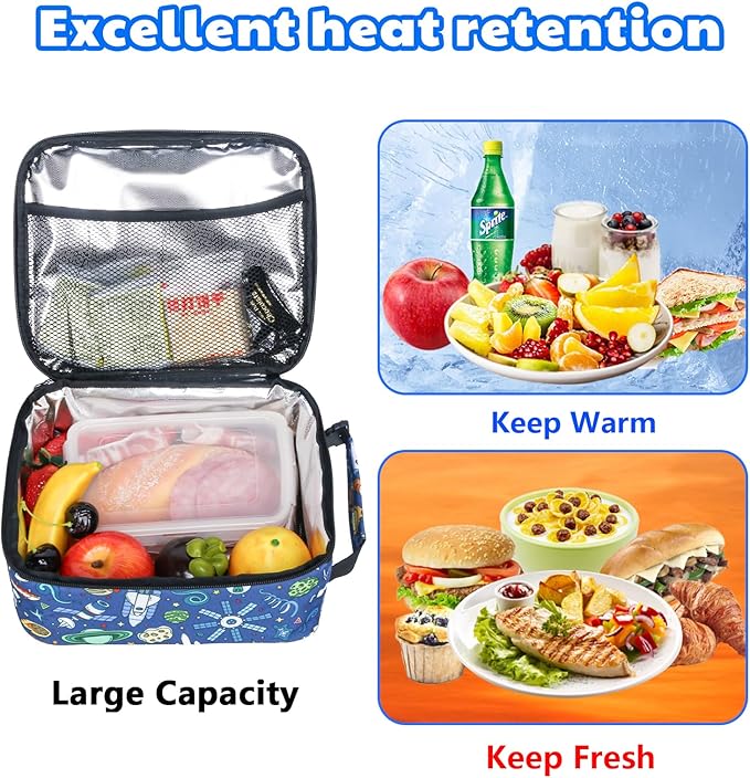 Hap Tim Insulated Lunch Bag Women, Reusable Lunch Box - Image 7
