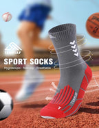 Compression Crew Running Socks: Athletic Socks - Image 3