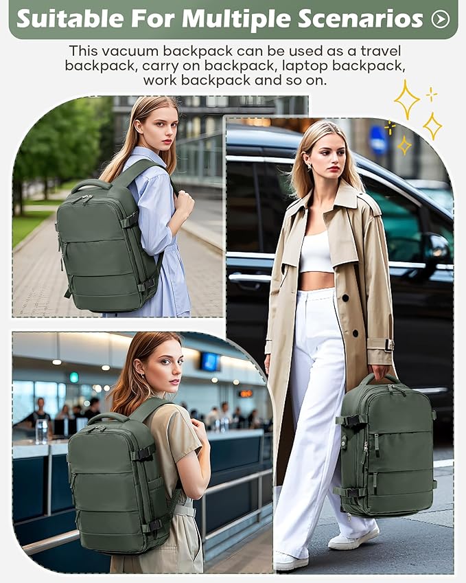 Vacuum Backpack Travel Laptop Backpacks - Image 8