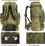 Hiking Backpack for Men 70L/100L Camping Backpack Military Rucksack Molle 3 - Image 2