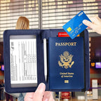 ZOPPEN Passport Holder Wallet, Passport Cover Travel Wallet Women Travel - Image 2