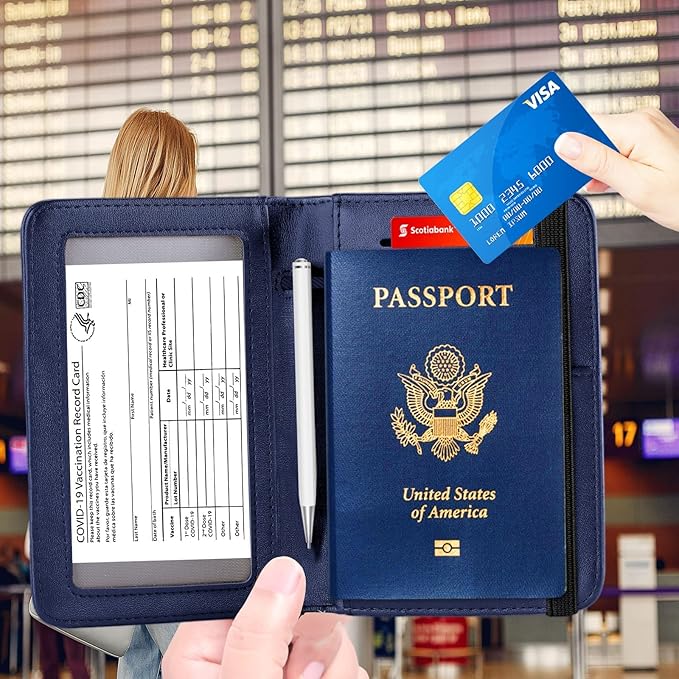 ZOPPEN Passport Holder Wallet, Passport Cover Travel Wallet Women Travel - Image 2