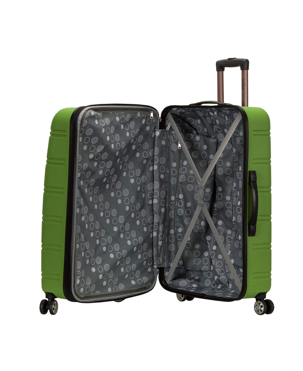 Melbourne Hardside 2 Piece Expandable Spinner Wheel Luggage Set (Green / 2 Piece (20"/28"))