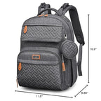 BabbleRoo Diaper Bag Backpack, Travel Backpack - Image 10
