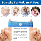 6 Pairs Motion Sickness Bands – Natural Anti Nausea Acupressure Wristbands - Image 3