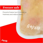 zip 10-Pack Reusable Sandwich Lunch Bags | BPA-Free, Food Grade, Freezer Safe - Image 5