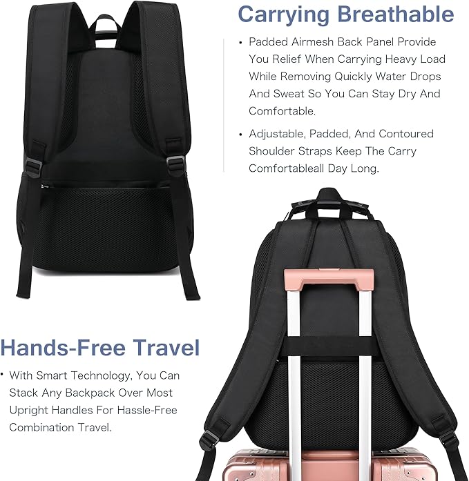 Boavan Laptop Backpack for men, 15.6 inch Laptop Bag - Image 3