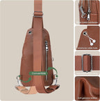 befen Genuine Leather Small Sling Bag - Image 6