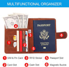 Passport Holders, RFID Blocking Credit Card Holder, PU Leather Passport Holders - Image 6